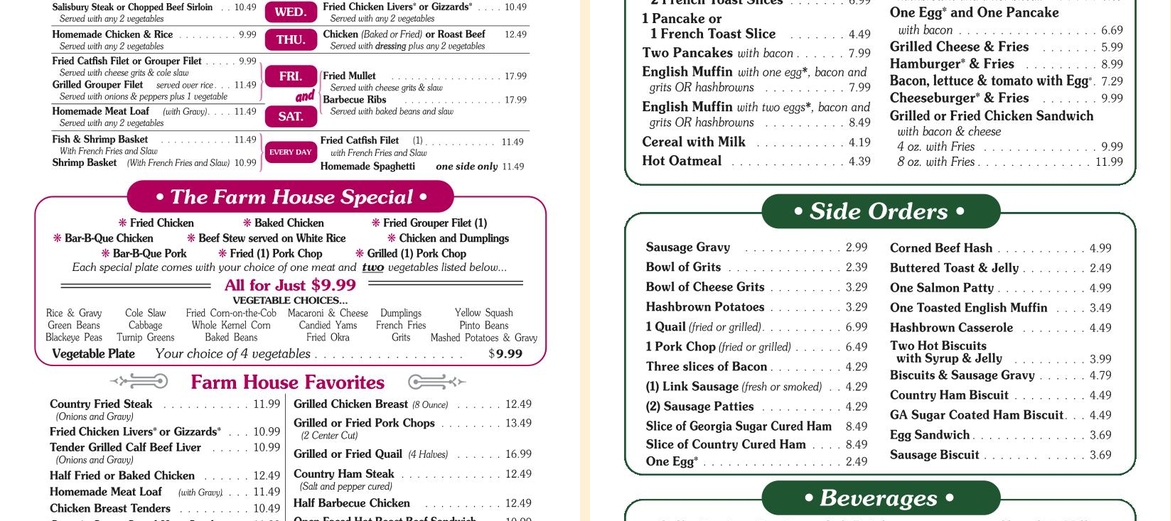 Farmhouse Restaurant